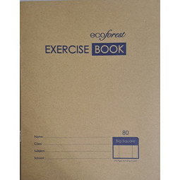 MIS Red Blue Four Line 80 pgs 60 gm Exercise Book (Ready Made)